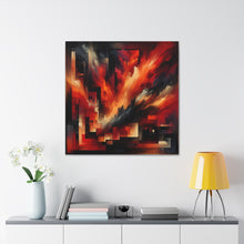 Load image into Gallery viewer, “Inferno of Impulse” Canvas Wall Art
