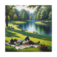 Load image into Gallery viewer, "Love in Spring" Wall Canvas Art