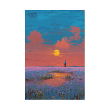 Load image into Gallery viewer, "Sunset Solitude" Canvas Wall Art