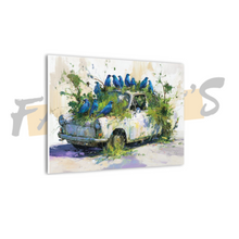 Load image into Gallery viewer, "Blue Claim" Canvas Wall Art