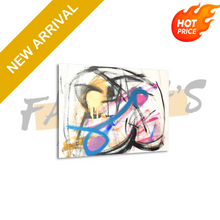 Load image into Gallery viewer, “Unraveled Currents” Canvas Wall Art