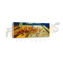 Load image into Gallery viewer, Yellow Sunlit Flower Petals at Dawn Canvas Wall Art