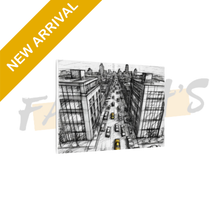 Load image into Gallery viewer, Downtown Lines Canvas Wall Art