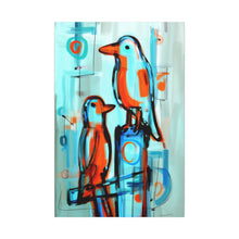 Load image into Gallery viewer, Ember Birds Canvas Wall Art