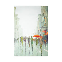 Load image into Gallery viewer, Urban Drift Mint Green Abstract Canvas Wall Art