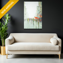 Load image into Gallery viewer, Urban Drift Mint Green Abstract Canvas Wall Art