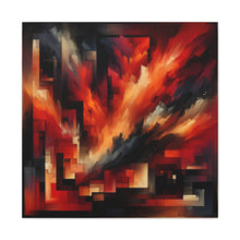Load image into Gallery viewer, “Inferno of Impulse” Canvas Wall Art
