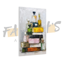 Load image into Gallery viewer, "Stacked Scents" Canvas Wall Art