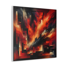 Load image into Gallery viewer, “Inferno of Impulse” Canvas Wall Art