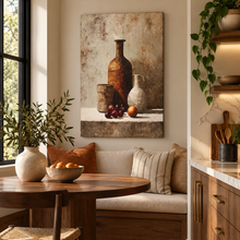 Load image into Gallery viewer, Amber Table Study Contemporary Neutral Brown Canvas Wall Art