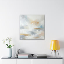Load image into Gallery viewer, Neutral Pearl and Gold Roblox “Luminous Layers” Canvas Wall Art