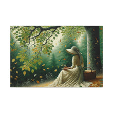 Load image into Gallery viewer, Bold Green “Whisper of Autumn” Acrylic Canvas Wall Art