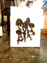 Load image into Gallery viewer, "Sistas" Modern Afro Canvas Wall Art
