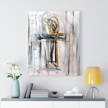Load image into Gallery viewer, Life in Black and White Ankh Art