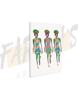 Load image into Gallery viewer, Fashion Army 24x36 inch Canvas Art Print
