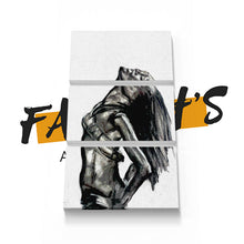 Load image into Gallery viewer, Sweet Surrender Black White Expressive Canvas Wall Art
