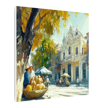 Load image into Gallery viewer, "Golden Hour at the Market" Canvas Wall Art
