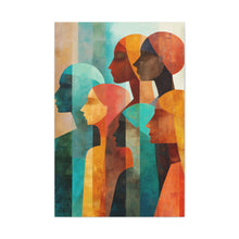 Load image into Gallery viewer, “Hues in Formation" Canvas Wall Art
