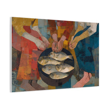 Load image into Gallery viewer, "Gathering of Hands &amp; Tides" Canvas Wall Art
