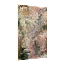 Load image into Gallery viewer, Muted Sage and Blush Textured Abstract Painting Canvas Wall Art
