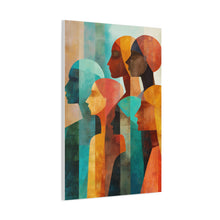 Load image into Gallery viewer, “Hues in Formation" Canvas Wall Art
