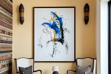 Load image into Gallery viewer, "Blue in Flight" Original Sketch Art
