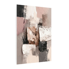 Load image into Gallery viewer, Whispers in Neutral Stone and Rose Canvas Wall Art
