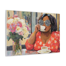 Load image into Gallery viewer, "Tea, Shade &amp; Untouchable Energy" Canvas Wall Art
