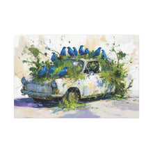 Load image into Gallery viewer, "Blue Claim" Canvas Wall Art
