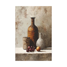 Load image into Gallery viewer, Amber Table Study Contemporary Neutral Brown Canvas Wall Art
