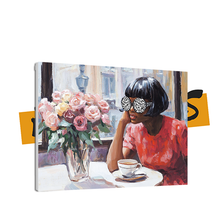 Load image into Gallery viewer, ""Soft Life, Sharp Vision" Canvas Wall Art
