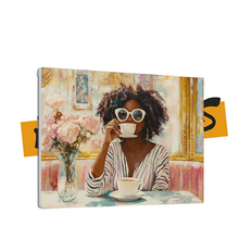 Load image into Gallery viewer, "Sip &amp; Serve: The Essence of Effortless" Canvas Wall Art
