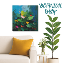 Load image into Gallery viewer, "Botanical Rush" Canvas Wall Art
