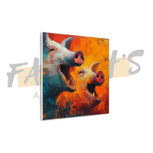 Load image into Gallery viewer, "Boar Room Laughs" Canvas Wall Art
