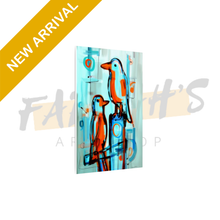 Load image into Gallery viewer, Ember Birds Canvas Wall Art
