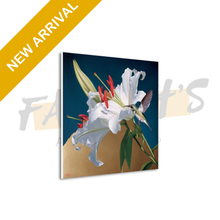 Load image into Gallery viewer, Hummingbird Lily Large Botanical Print Nature-Inspired Canvas Wall Art
