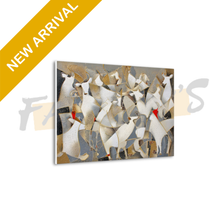Load image into Gallery viewer, Golden Herd Canvas Wall Art
