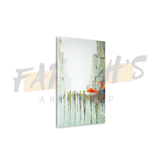 Load image into Gallery viewer, Urban Drift Mint Green Abstract Canvas Wall Art
