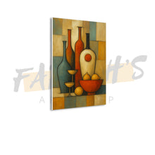 Load image into Gallery viewer, Geometric Still Life with Lemons Canvas Wall Art
