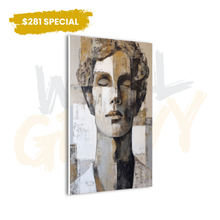 Load image into Gallery viewer, Ivory Noir Contemporary Figure Study Entryway Canvas Wall Art
