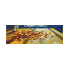 Load image into Gallery viewer, Yellow Sunlit Flower Petals at Dawn Canvas Wall Art
