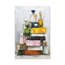 Load image into Gallery viewer, "Stacked Scents" Canvas Wall Art
