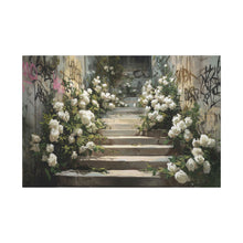 Load image into Gallery viewer, "Concrete Bloom" Canvas Wall Art
