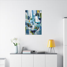 Load image into Gallery viewer, Azure Rhythm Canvas Wall Art

