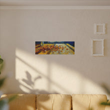 Load image into Gallery viewer, Yellow Sunlit Flower Petals at Dawn Canvas Wall Art
