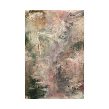 Load image into Gallery viewer, Muted Sage and Blush Textured Abstract Painting Canvas Wall Art
