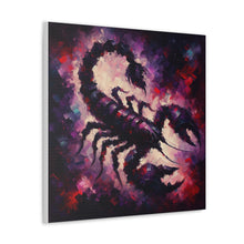 Load image into Gallery viewer, "Depths of Obsession" Scorpio Canvas Wall Art
