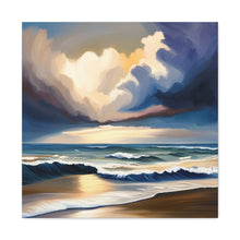 Load image into Gallery viewer, “Luminous Tides” Canvas Art
