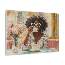 Load image into Gallery viewer, "Sip &amp; Serve: The Essence of Effortless" Canvas Wall Art
