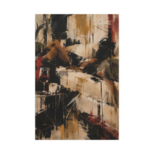 Load image into Gallery viewer, "Plans Cancelled" Warm Orange Abstract Wall Art

